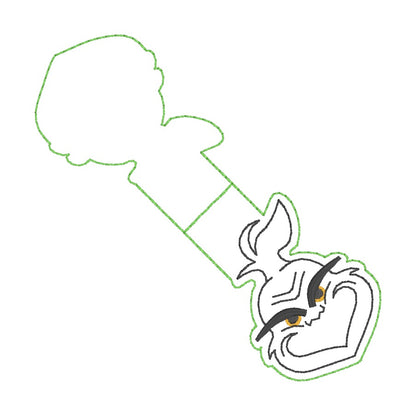 ITH 4x4 Mean Guy Foldover Magnetic Bookmark