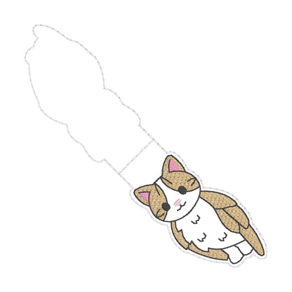 ITH 4x4 Meowl Foldover Magnetic Bookmark