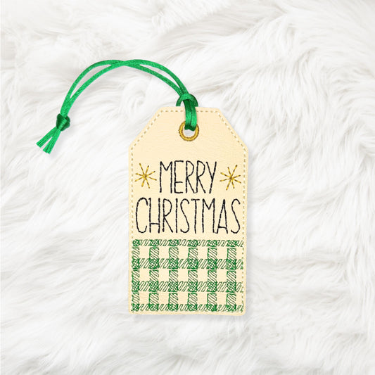 ITH 4x4 Merry Christmas Gift Tag