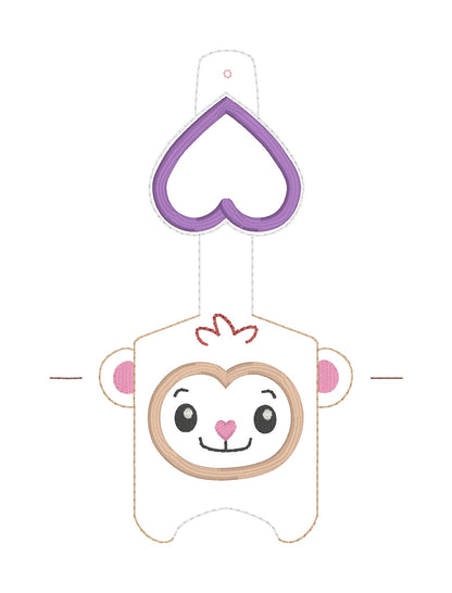 5x7 1oz Monkey Sanitizer Holder