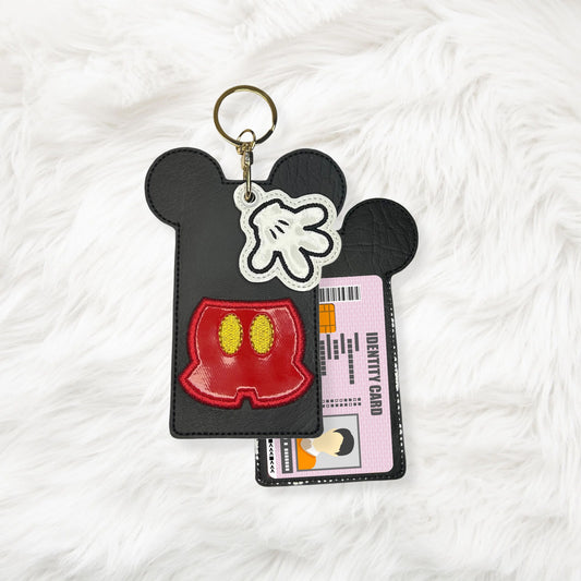 ITH 5x7 Mouse Appliqué Card Holder &  Mouse Hand Eyelet
