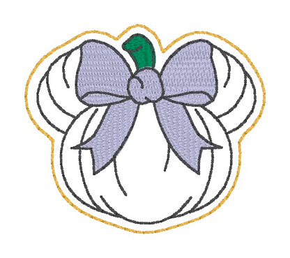 ITH 4x4 Mouse Pumpkin Feltie