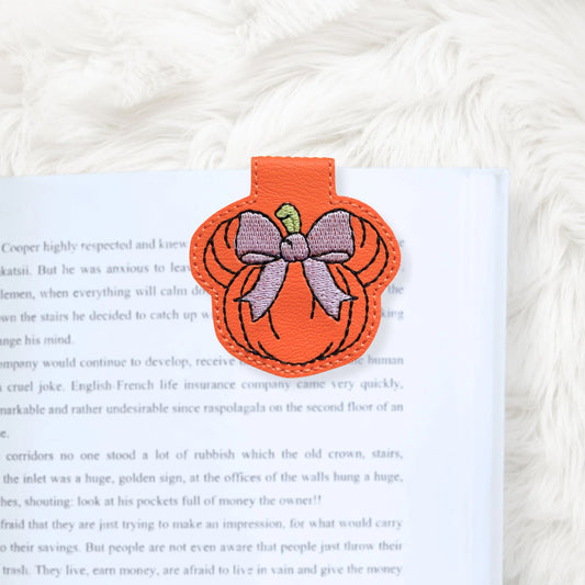 ITH 4x4 Mouse Pumpkin Foldover Magnetic Bookmark
