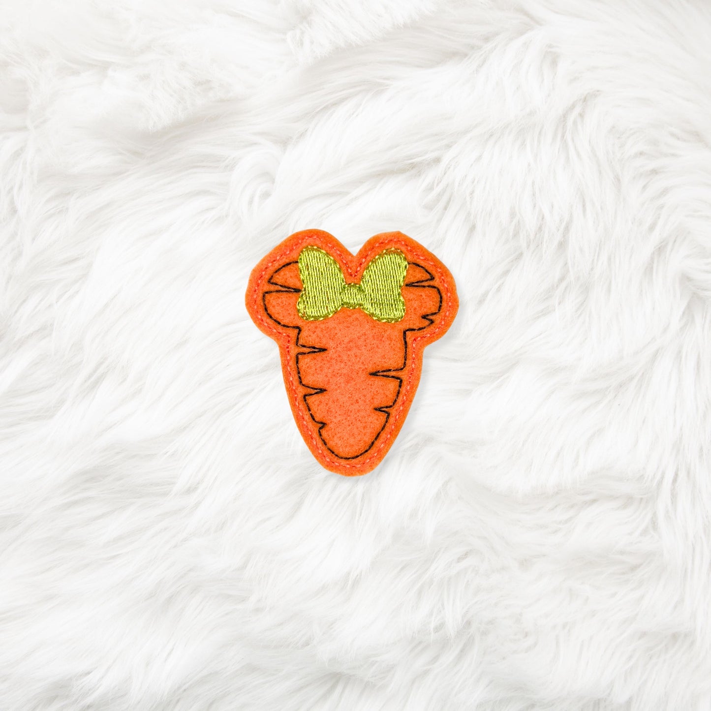 ITH 4x4 Ms Mouse Carrot Feltie