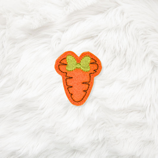 ITH 4x4 Ms Mouse Carrot Feltie