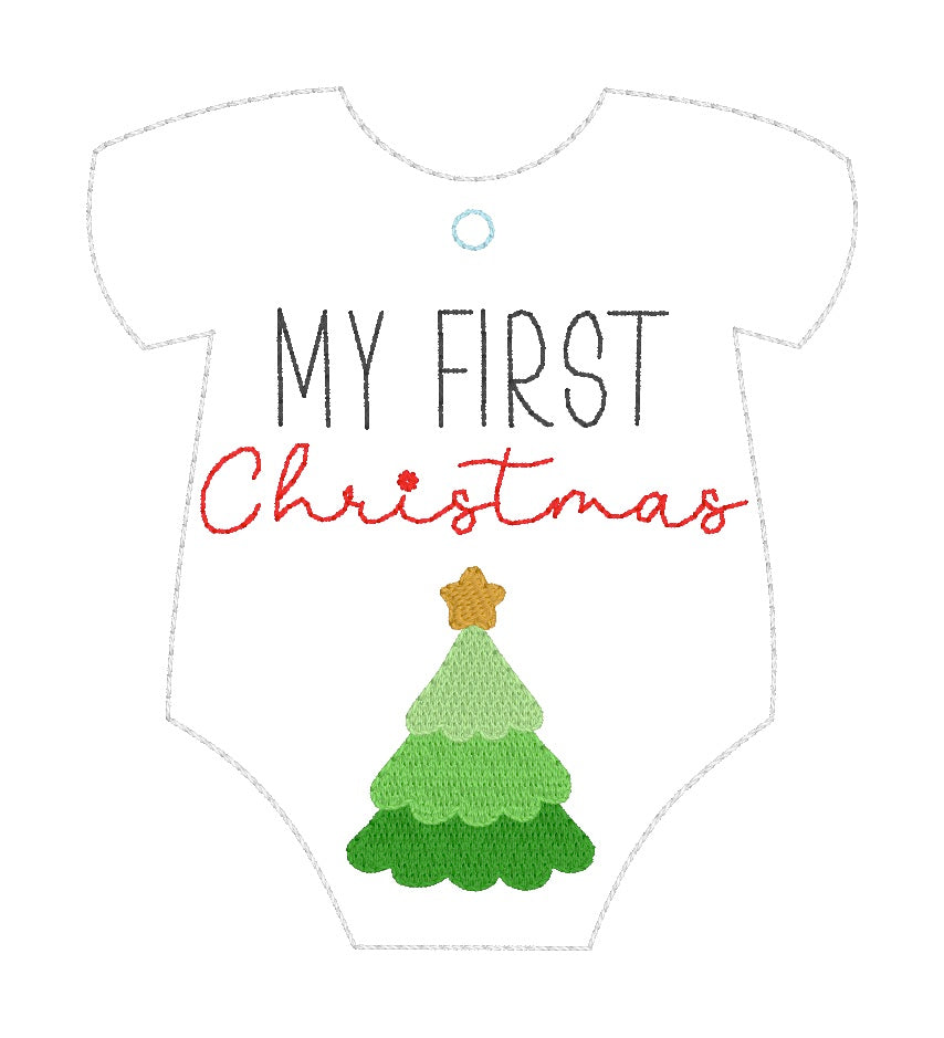 ITH 4x4 My First Christmas Ornament