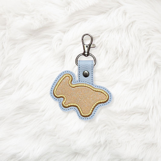 4x4 Dino Nugget 1 Applique Snaptab/Eyelet