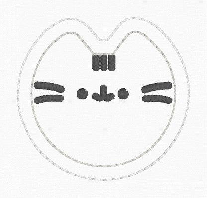 ITH 4x4 P Kitty Appliqué Feltie