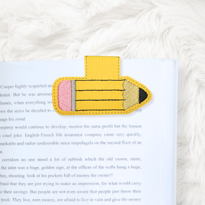 ITH 4x4 Pencil Foldover Magnetic Bookmark