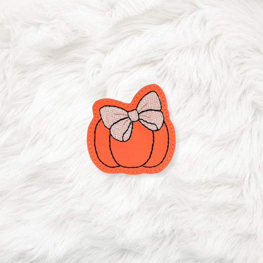 ITH 4x4 Pumpkin Bow Feltie