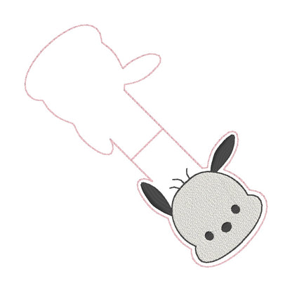 ITH 4x4 Puppy Foldover Magnetic Bookmark