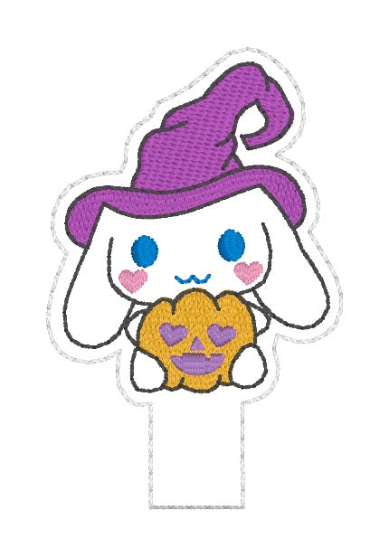 ITH 4x4 Puppy Witch Pencil Topper