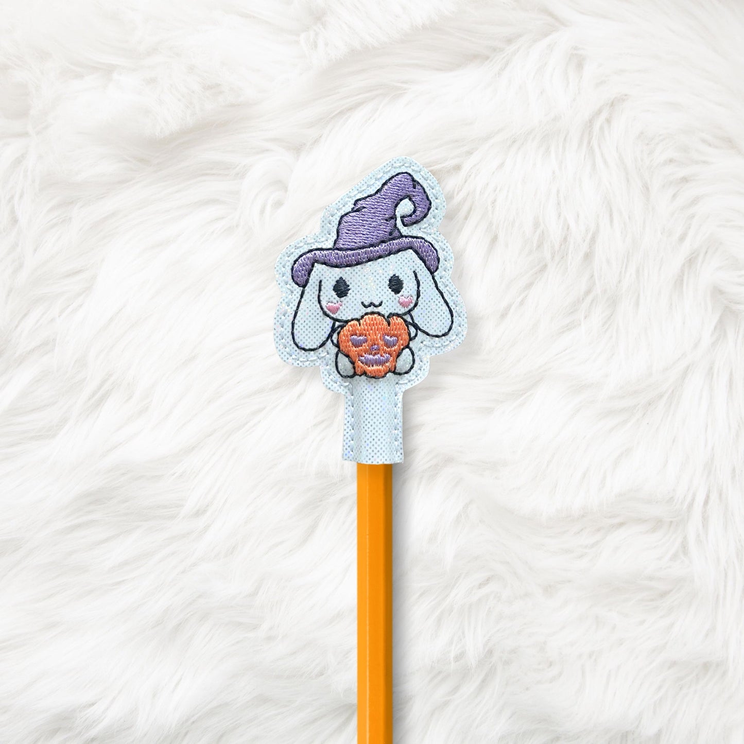 ITH 4x4 Puppy Witch Pencil Topper