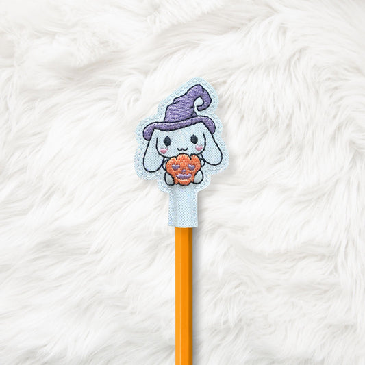 ITH 4x4 Puppy Witch Pencil Topper