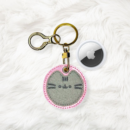 ITH 4x4 P Kitty Appliqué Air Tag Holder