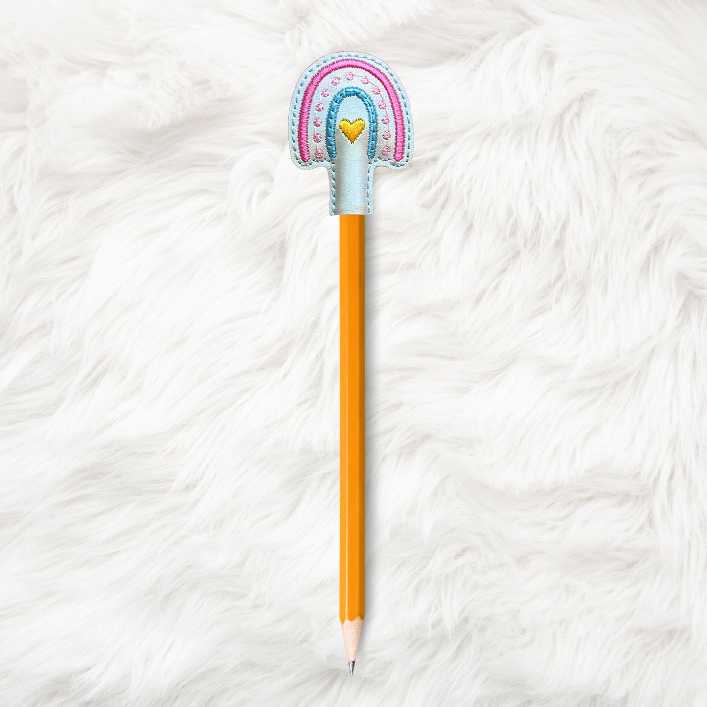 4x4 Rainbow Pencil Topper