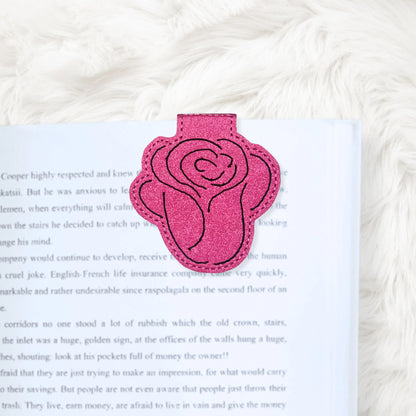 ITH 4x4 Rose Foldover Magnetic Bookmark