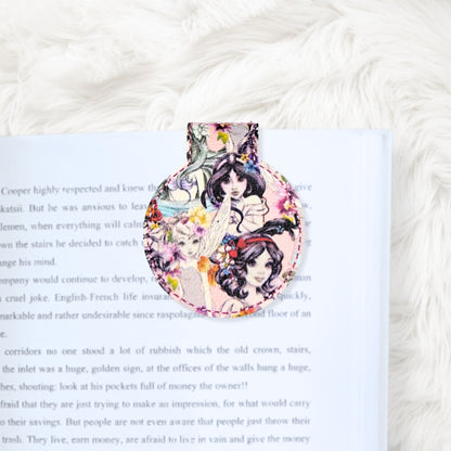 ITH 4x4 Blank Round Foldover Magnetic Bookmark