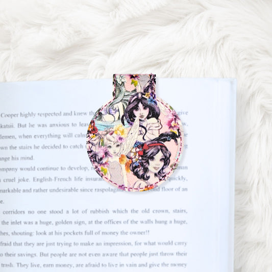 ITH 4x4 Blank Round Foldover Magnetic Bookmark