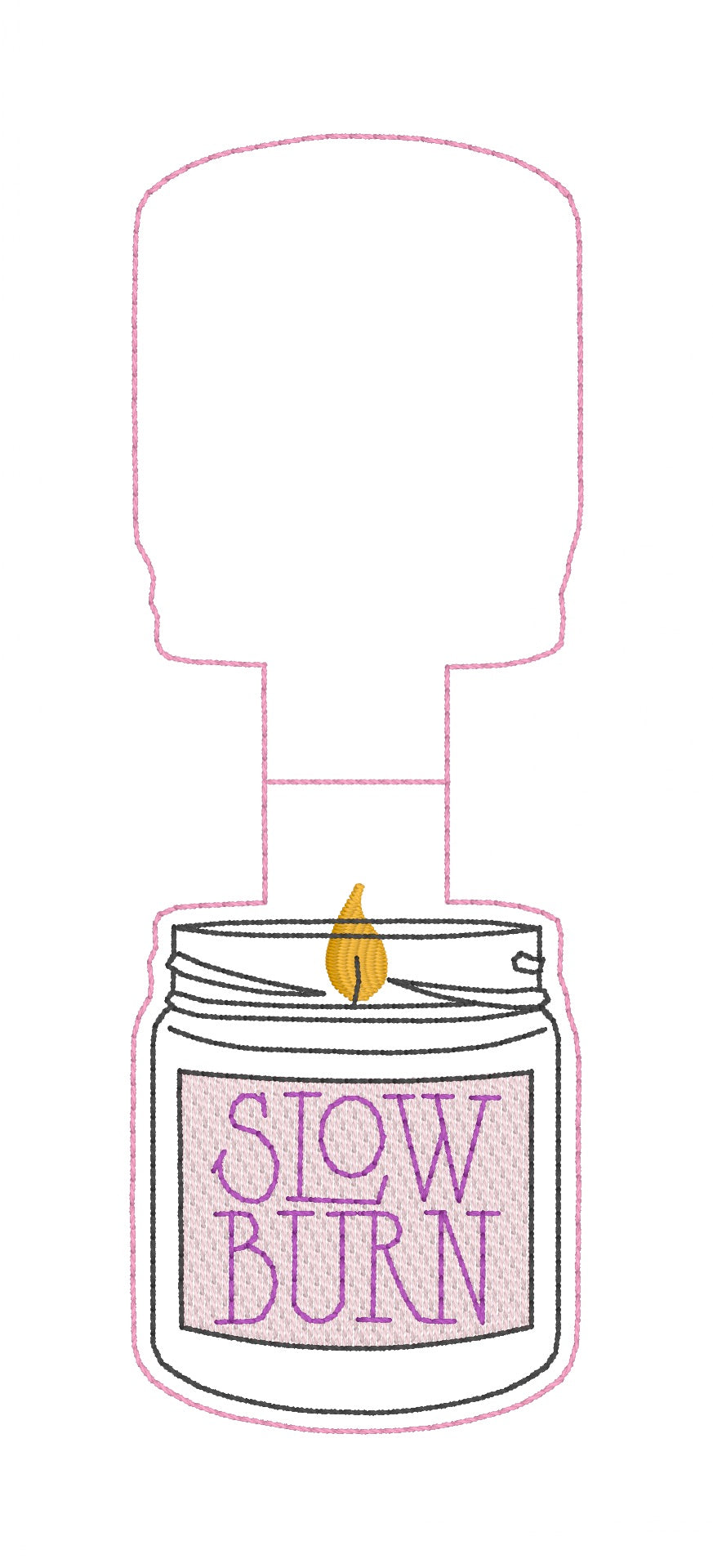 ITH 5x7 Slow Burn Foldover Magnetic Bookmark