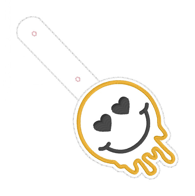 ITH 4x4 Smiley Face Snaptab/Eyelet