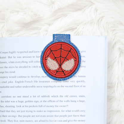 ITH 4x4 Spider Guy Appliqué Foldover Magnetic Bookmark