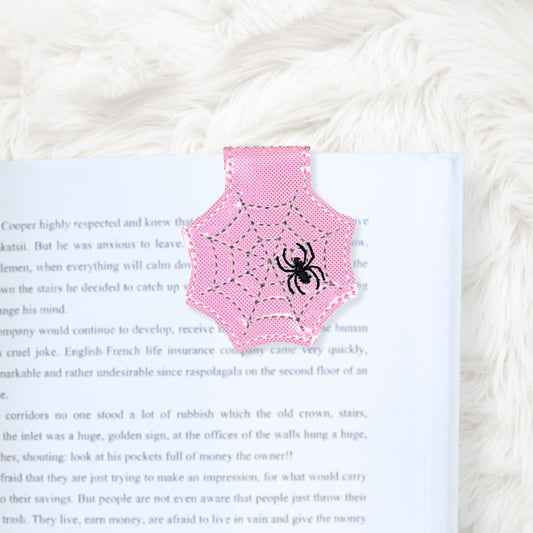 ITH 4x4 Spiderweb Foldover Magnetic Bookmark