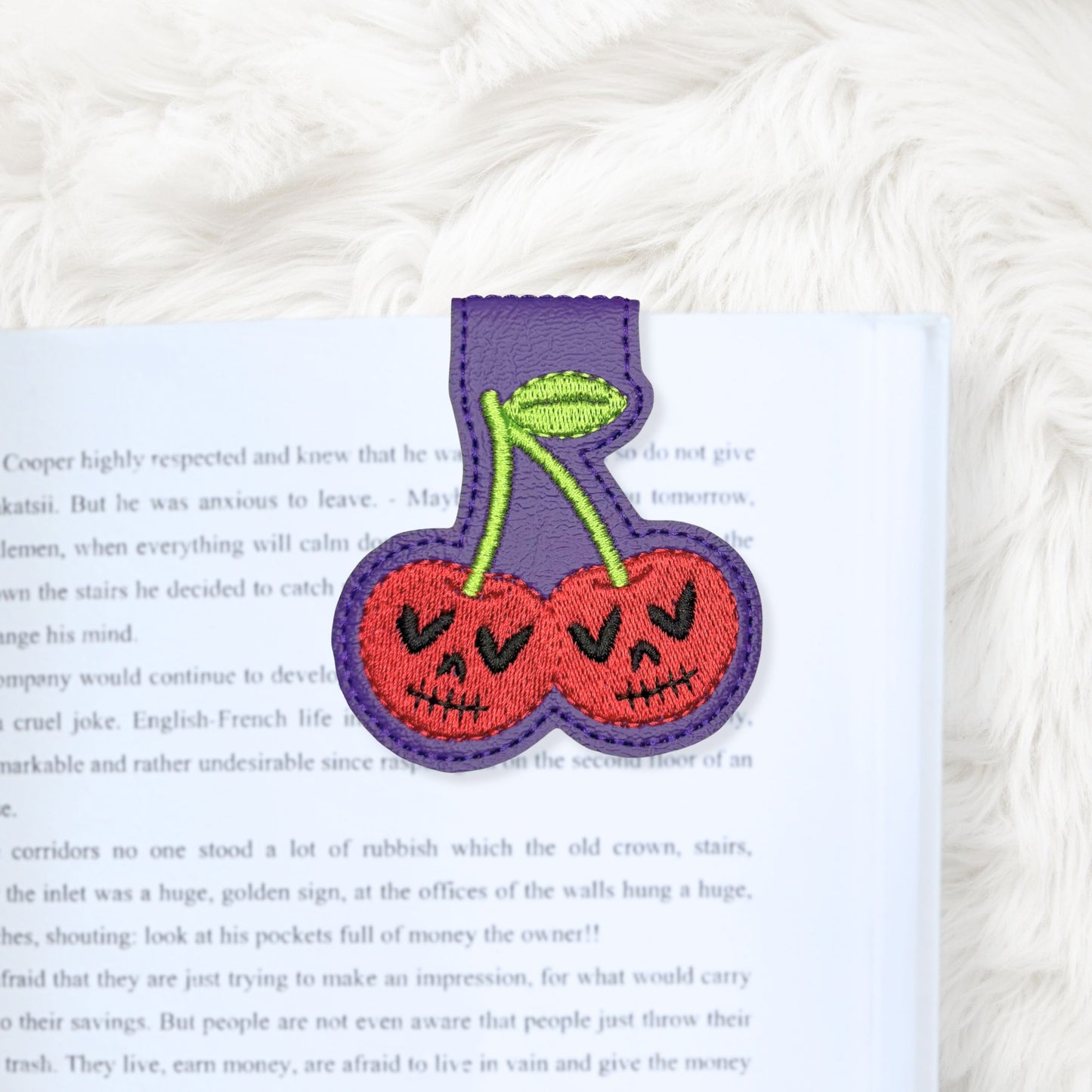 ITH 5x7 Spooky Cherries Foldover Magnetic Bookmark