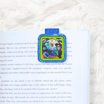 ITH 4x4 Square Appliqué Foldover Magnetic Bookmark