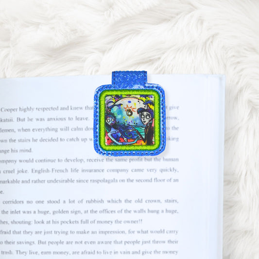 ITH 4x4 Square Appliqué Foldover Magnetic Bookmark