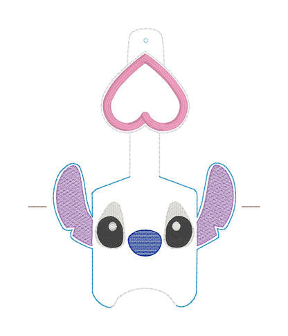 ITH 5x7 1oz Blue Alien Sanitizer Holder