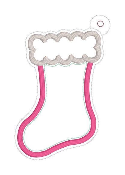 5x7 Stocking Shaker Ornament