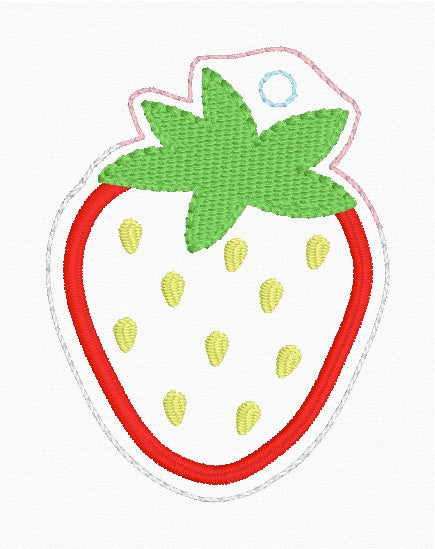 ITH 4x4 Strawberry Air Tag Holder
