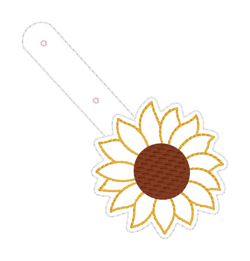 4x4 Sunflower Snaptab/Eyelet