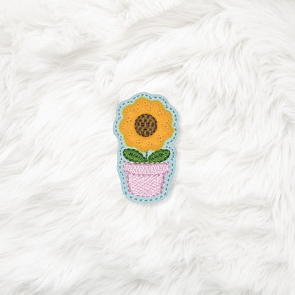 ITH 4x4 Sunflower Appliqué Feltie
