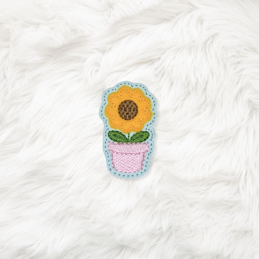 ITH 4x4 Sunflower Appliqué Feltie