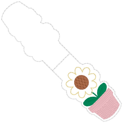 ITH 4x4 Sunflower Appliqué Foldover Magnetic Bookmark