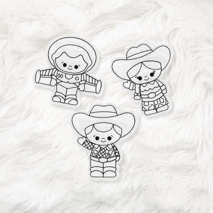 ITH 4x4 Toys Dry Erase Coloring Characters
