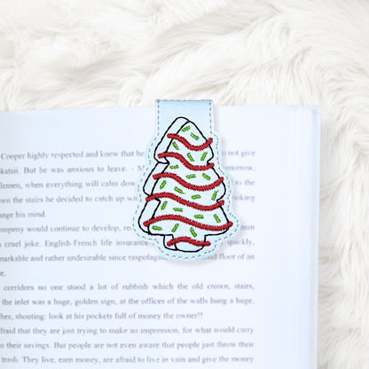 ITH 4x4 Christmas Tree Cake Foldover Magnetic Bookmark