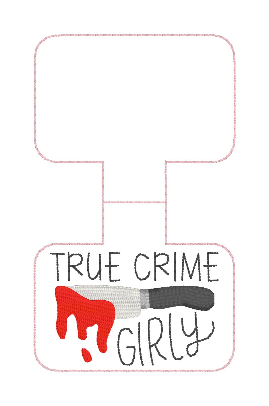 ITH 4x4 True Crime Girly Foldover Magnetic Bookmark