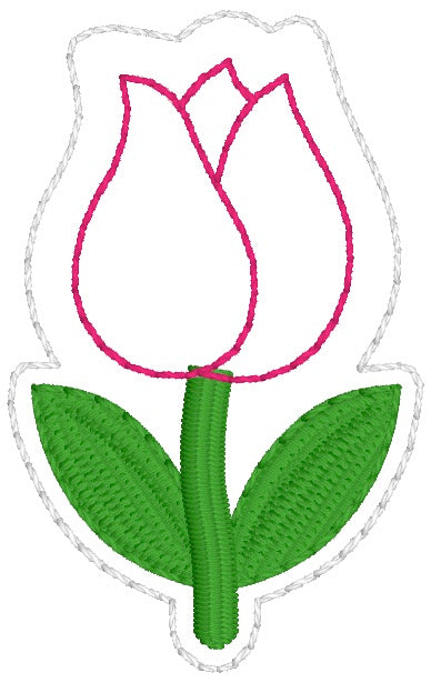 ITH 4x4 Tulip Appliqué Feltie