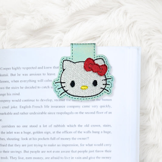 ITH 4x4 Kitty Foldover Magnetic Bookmark