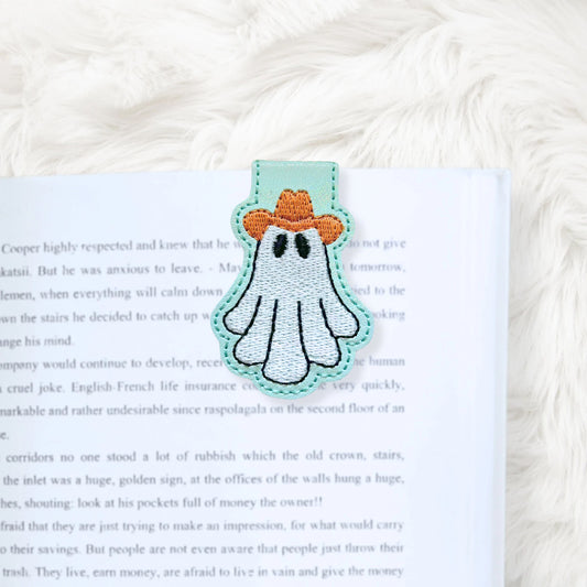 ITH 4x4 Cowboy Ghost Foldover Magnetic Bookmark