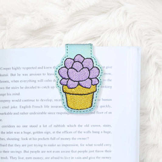 ITH 4x4 Succulent Foldover Magnetic Bookmark