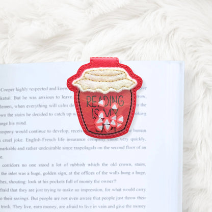 ITH 4x4 Reading Is My Jam Foldover Magnetic Bookmark