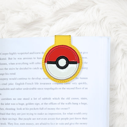 ITH 4x4 P Ball Appliqué Foldover Magnetic Bookmark