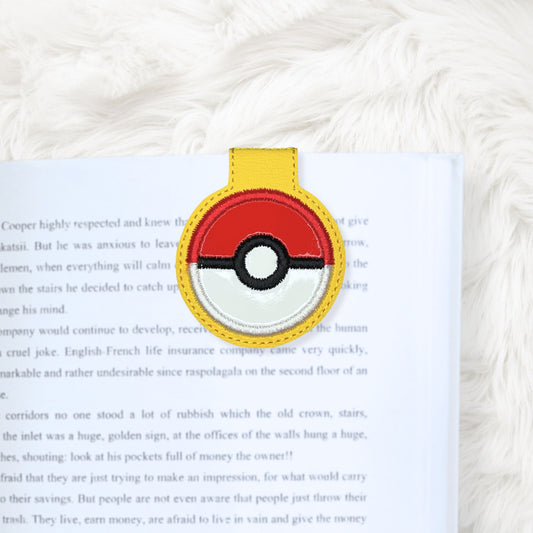 ITH 4x4 P Ball Appliqué Foldover Magnetic Bookmark