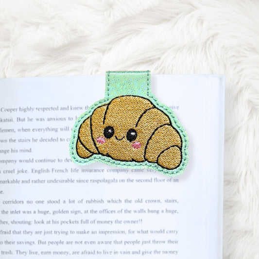 ITH 4x4 Croissant Foldover Magnetic Bookmark