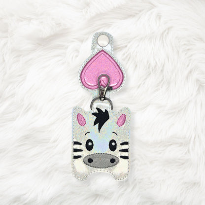 5x7 1oz Zebra Sanitizer Holder