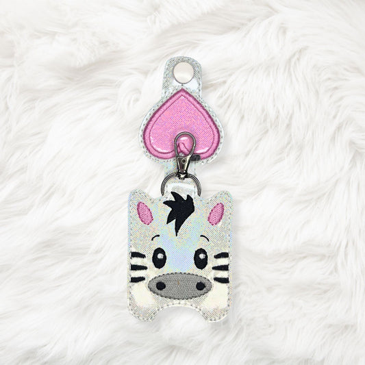 5x7 1oz Zebra Sanitizer Holder